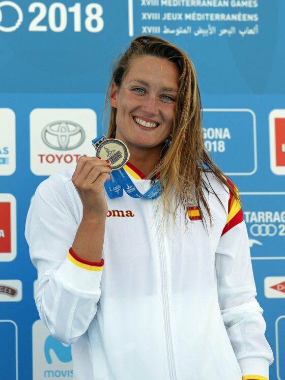 Mireia Belmonte en los Juegos del Mediterráneo Tarragona 2018